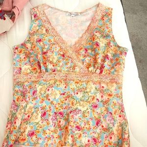 Victor Carlini silk top medium